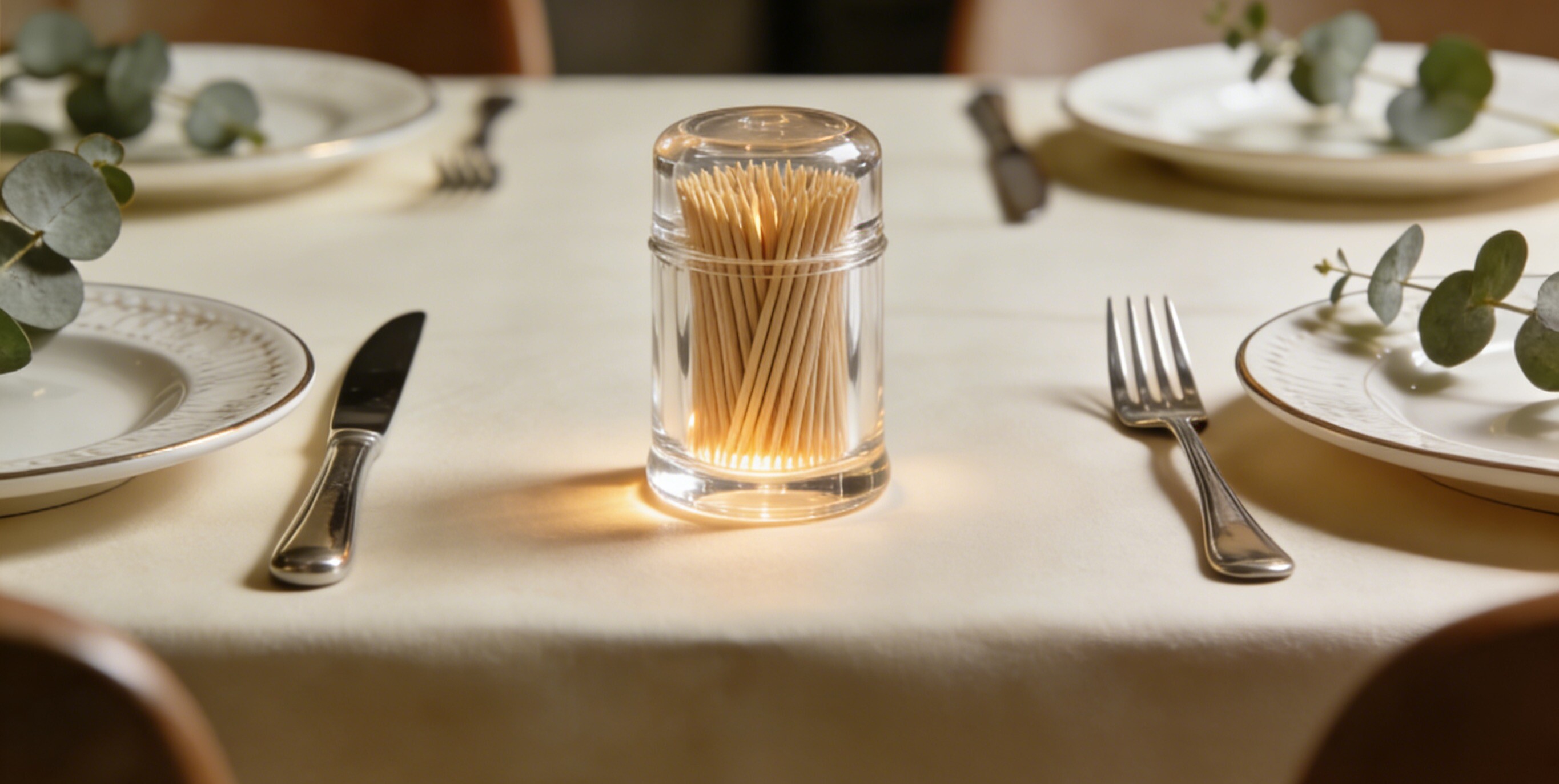 Suitable for Both Home and Commercial Use - Acrylic Dustproof Toothpick Bottle