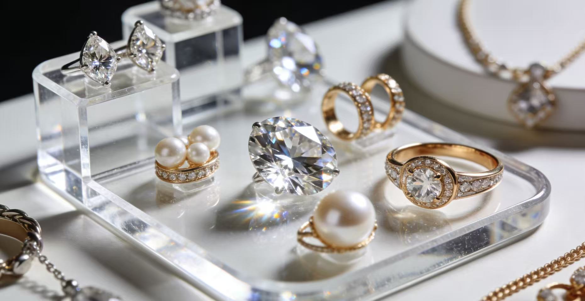  Acrylic jewelry stand, the perfect highlight partner for jewelry