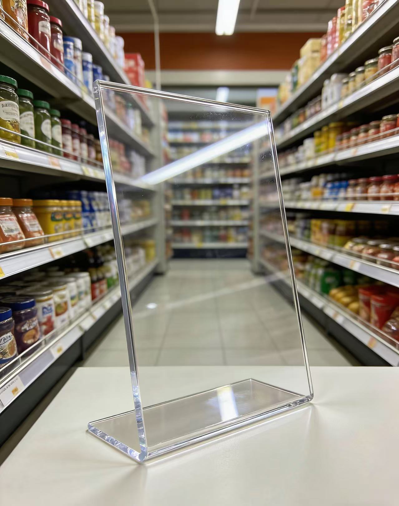 Acrylic price tags: Highly transparent, durable, and excellent for display