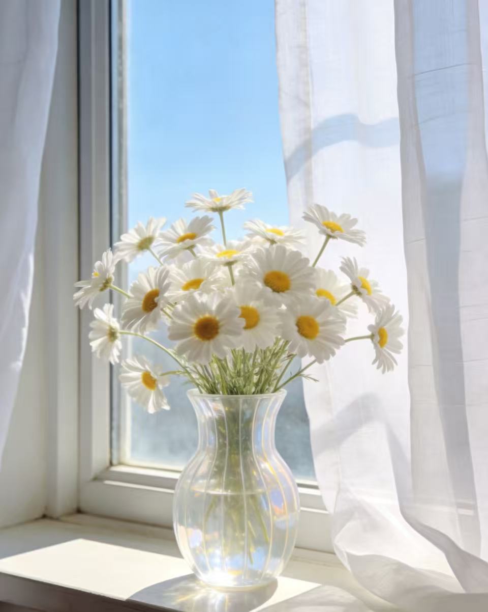 Sturdy and stylish, the acrylic vase