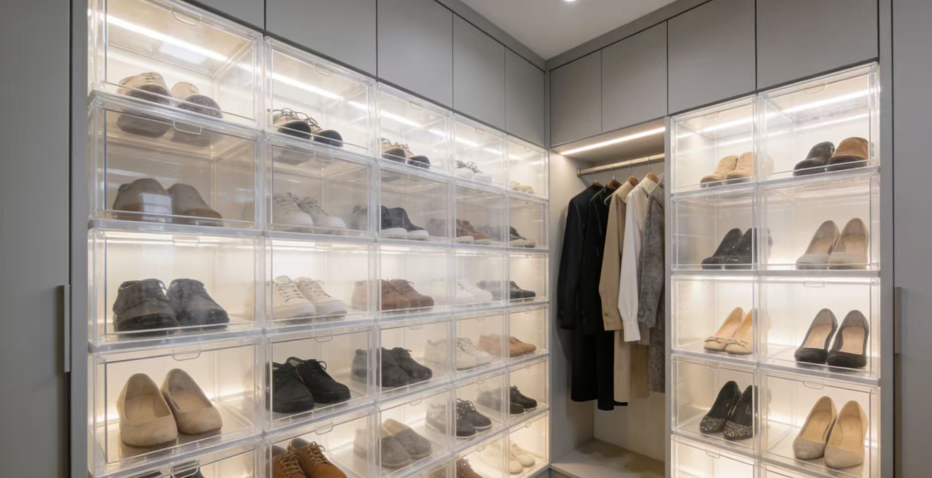 Acrylic shoe box, exquisite storage without compromise