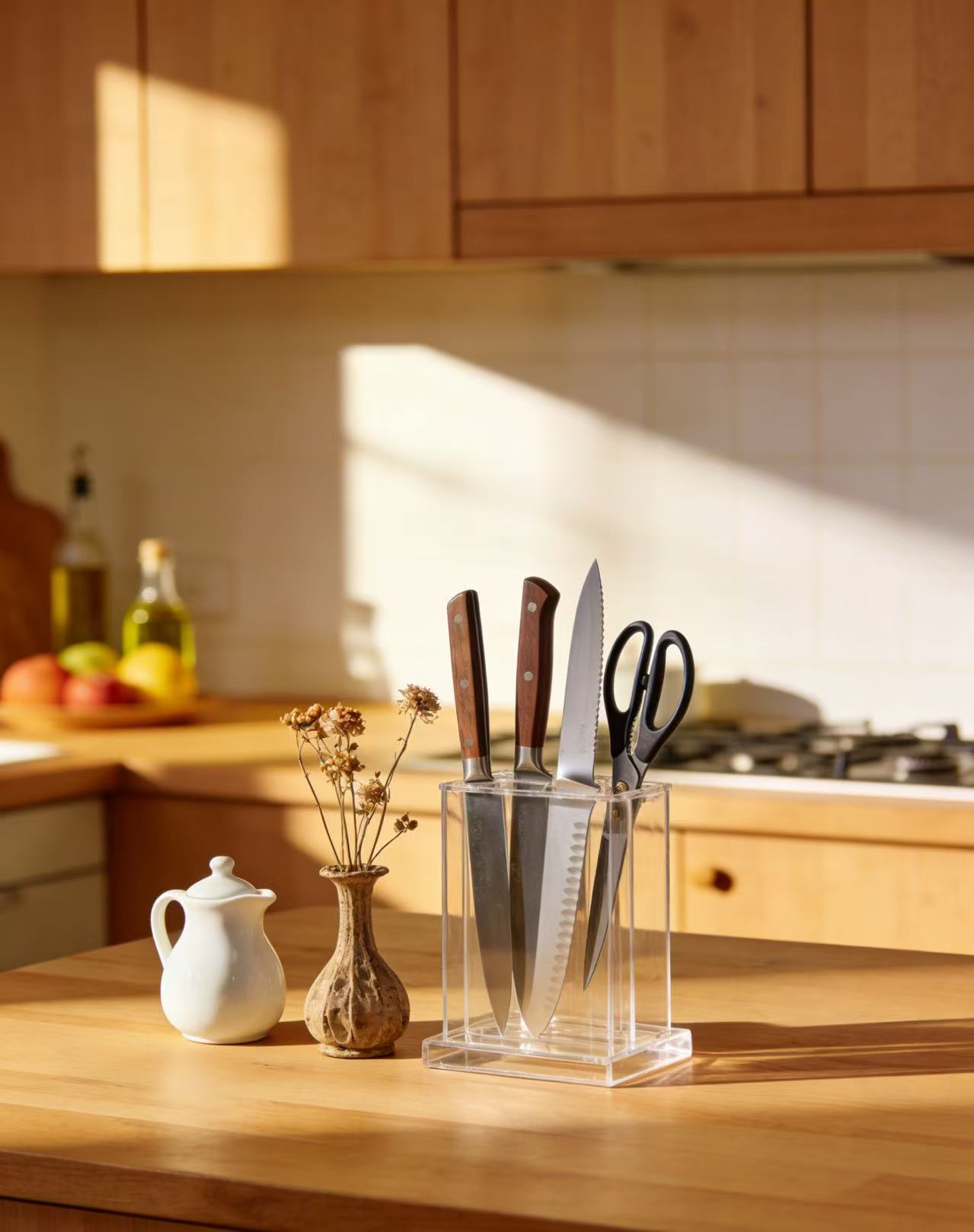 Acrylic Knife Holder: Taming Kitchen Chaos