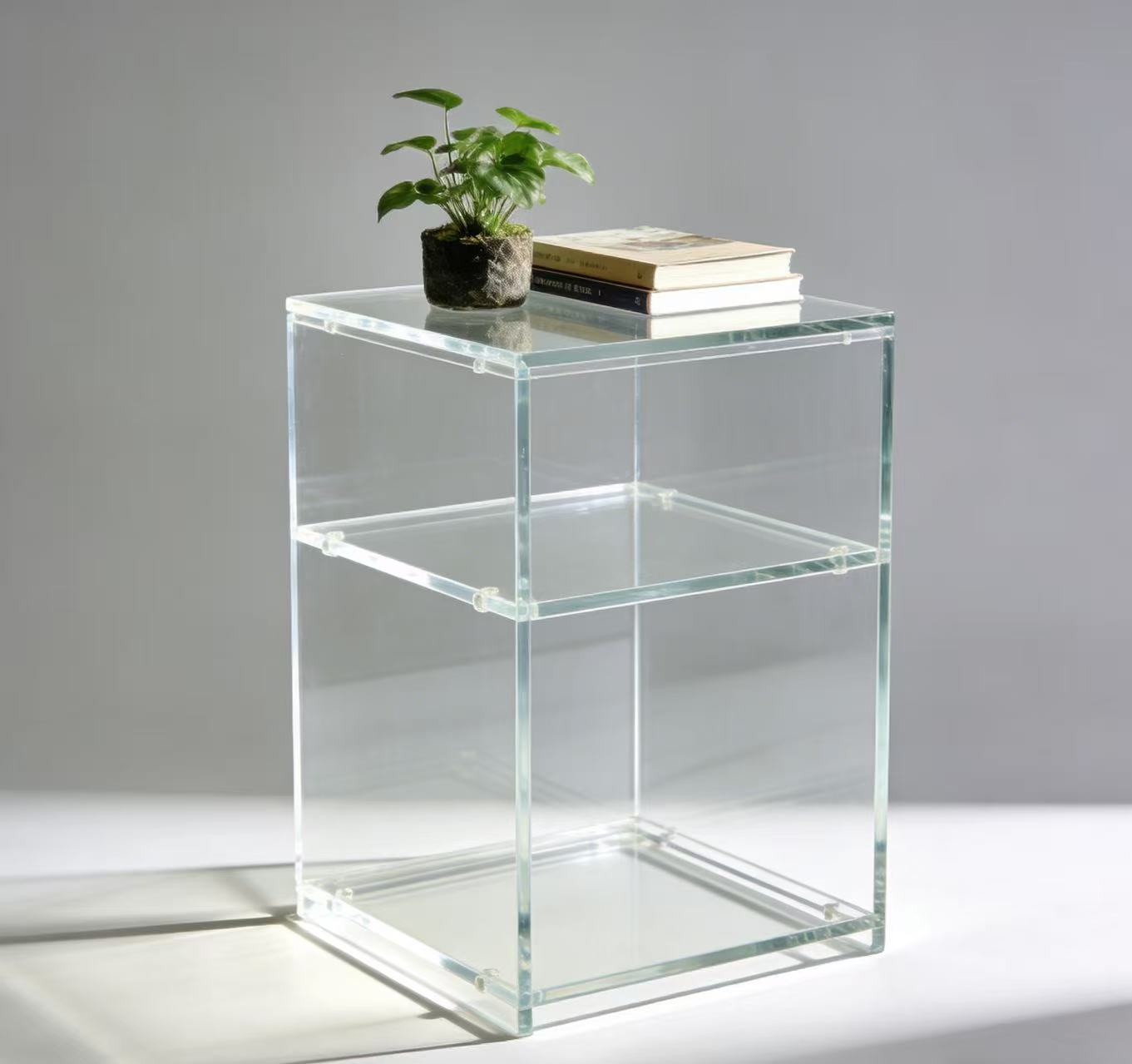 Acrylic Bedside Table Display Stand