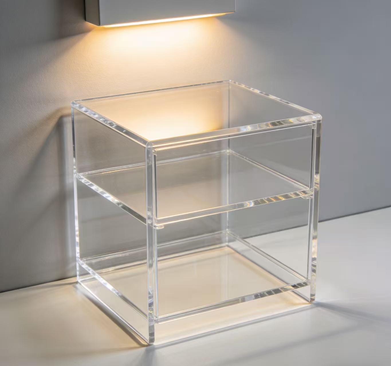 Acrylic Bedside Table Display Stand