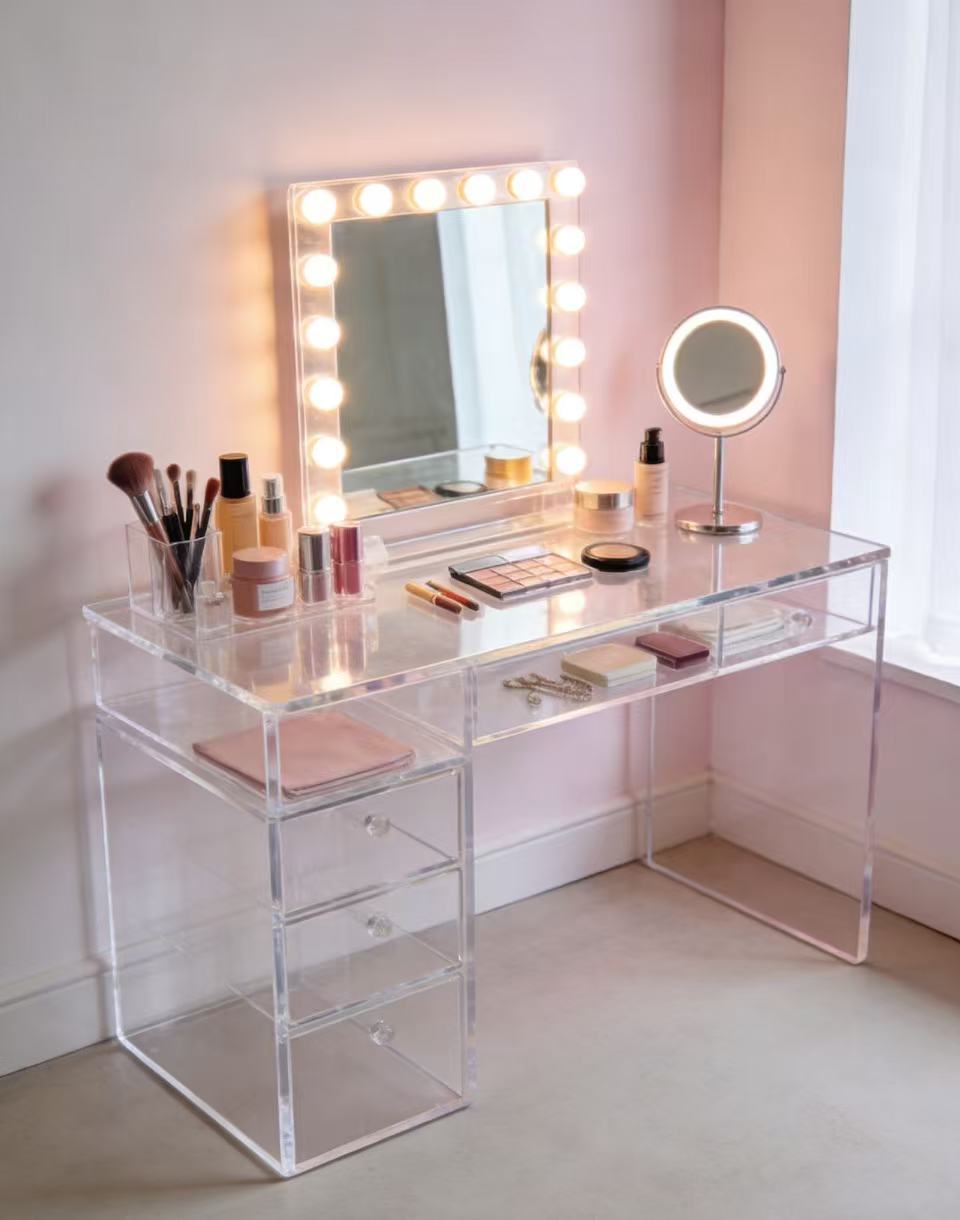 亚克力化妆桌2