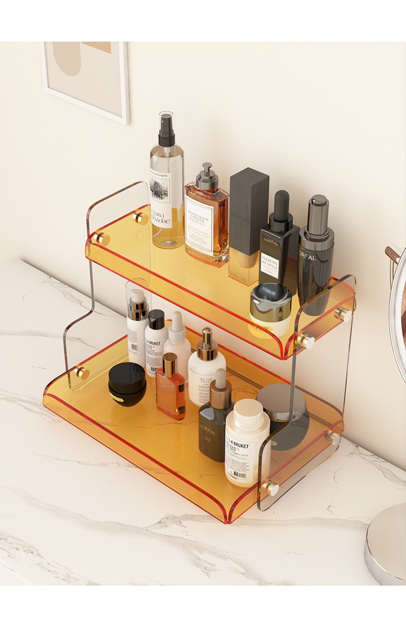 Light-transmitting and impact-resistant, acrylic is the top choice for beauty stands