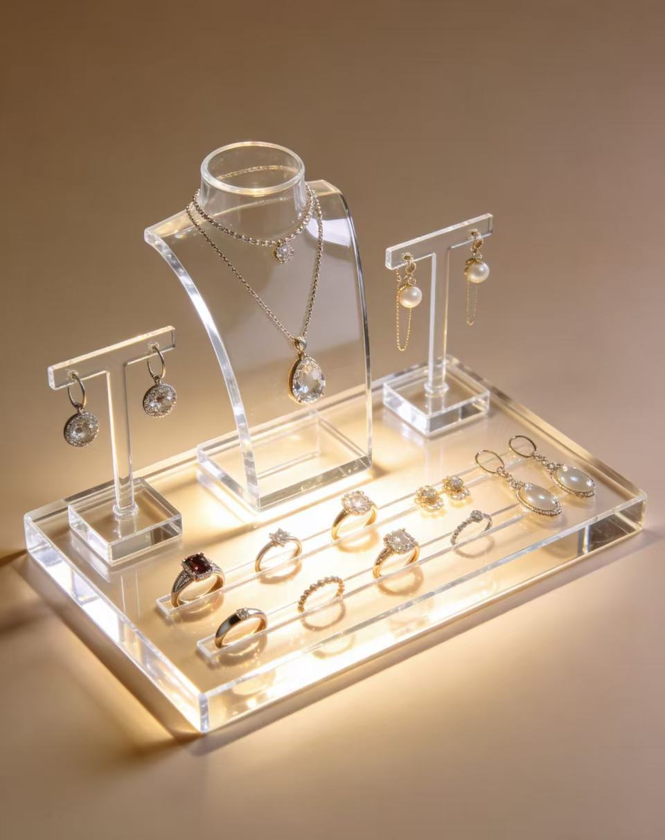 亚克力珠宝展示架1