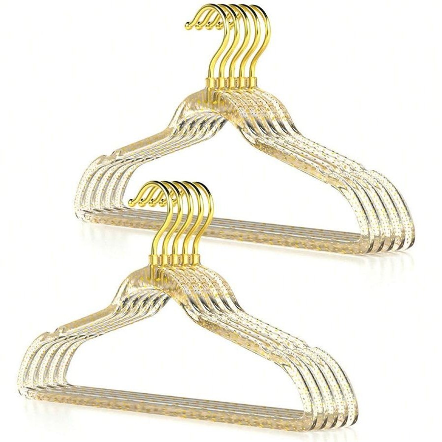 Acrylic high-transparency clothes hanger, making storage a small but beautiful thing