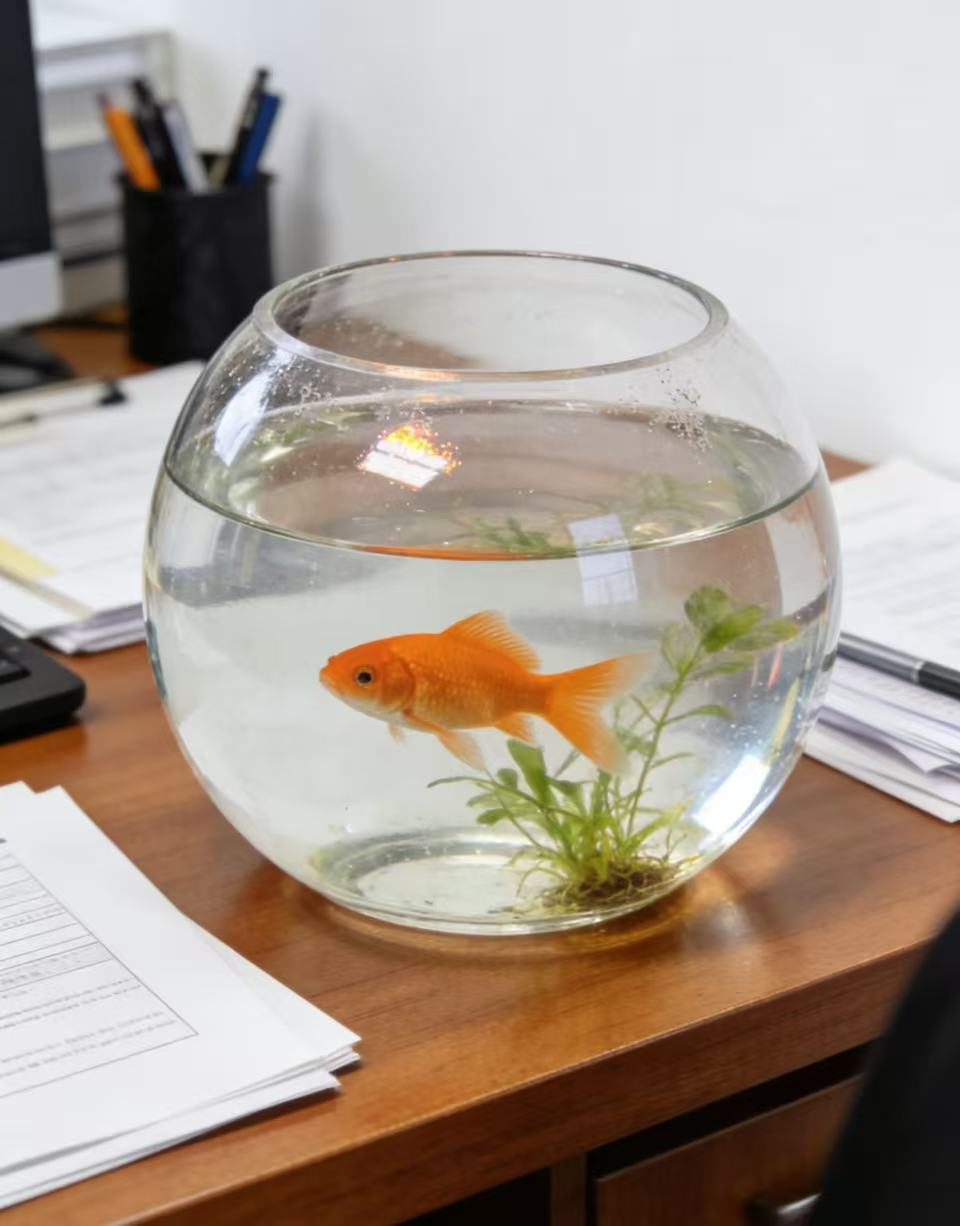 亚克力圆形鱼缸2