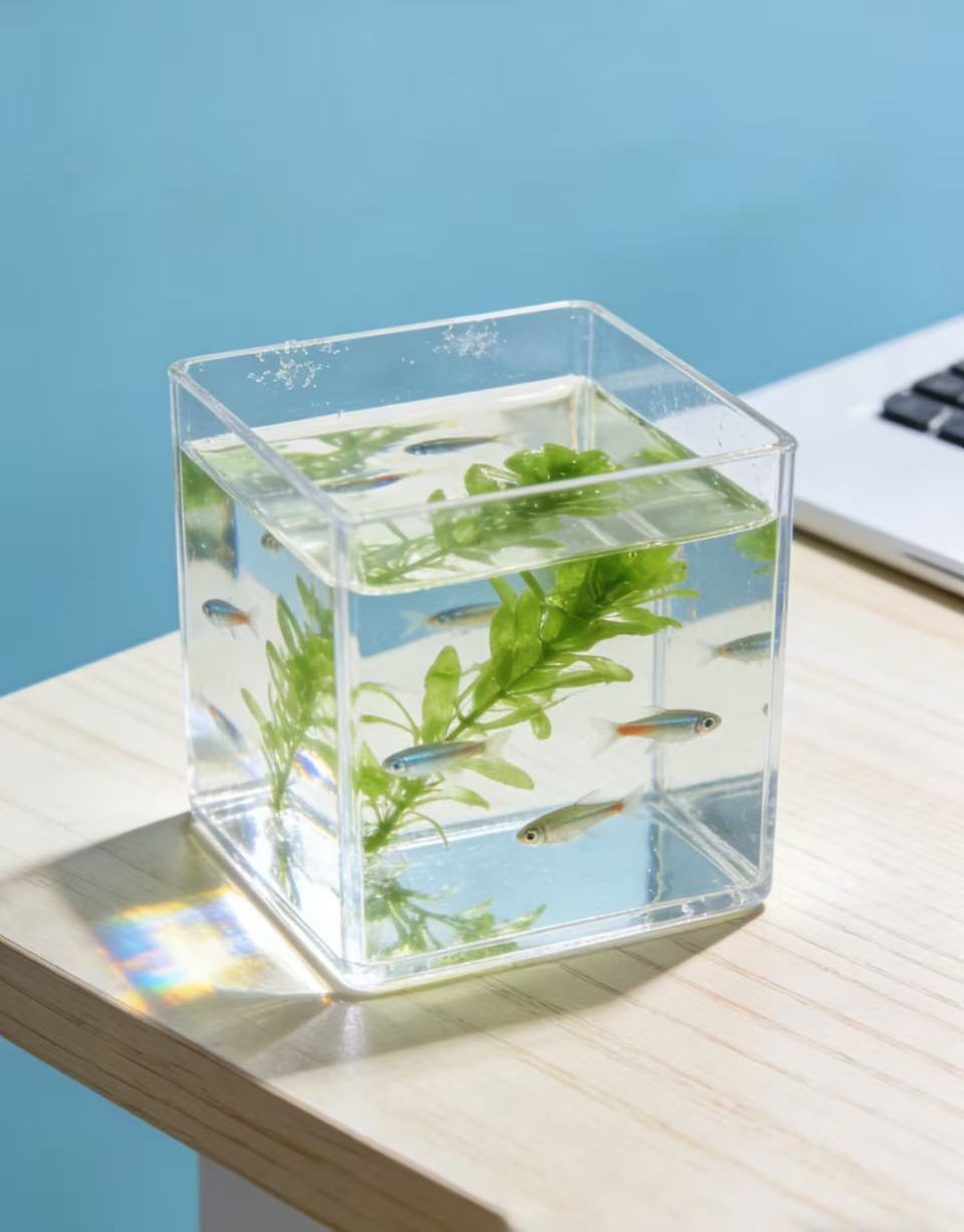 亚克力方形鱼缸2