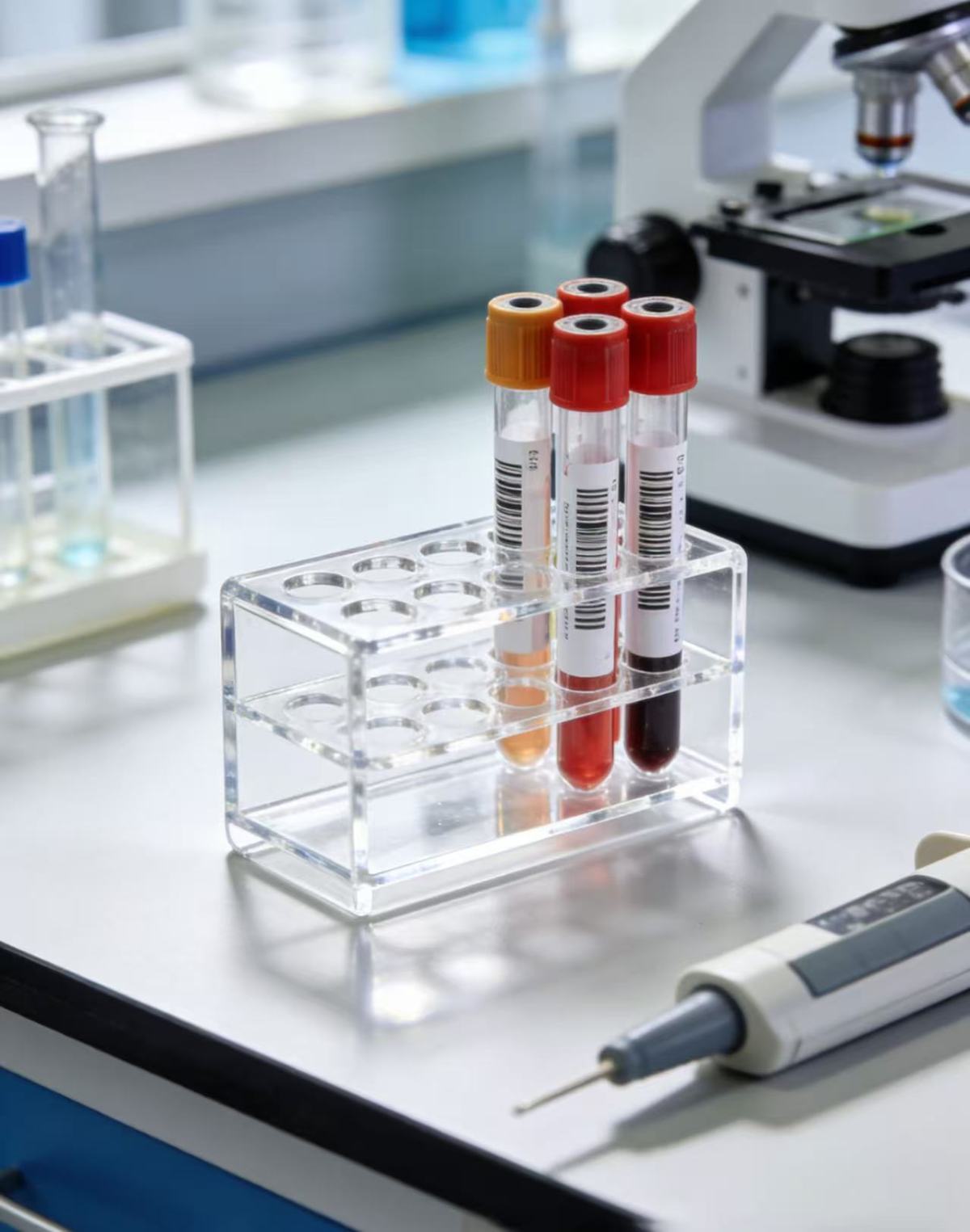 亚克力采血管展示架1