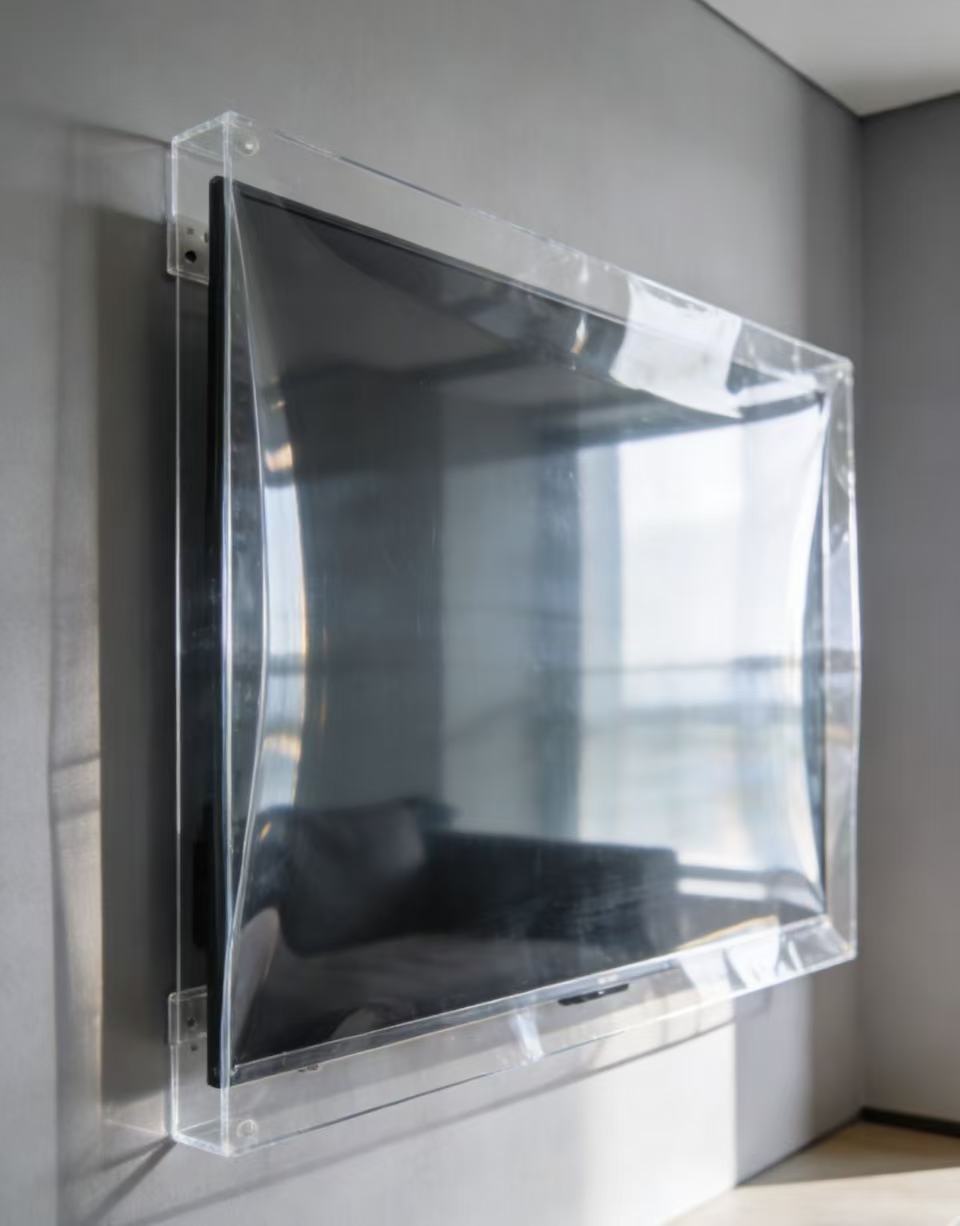 High-transparency non-punching rental TV screen protector