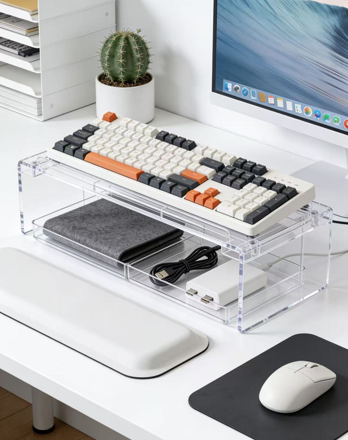 亚克力键盘架2