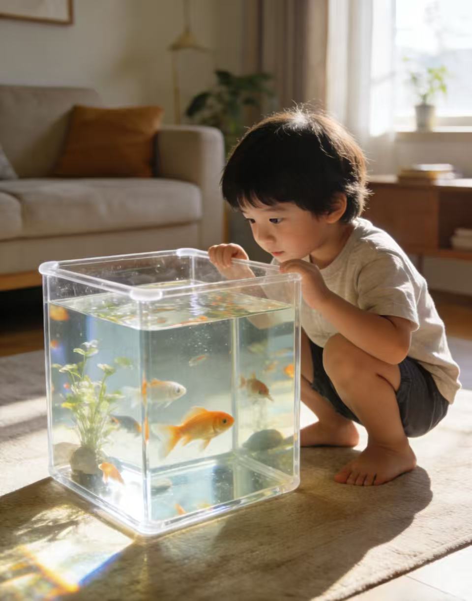 亚克力方形鱼缸1