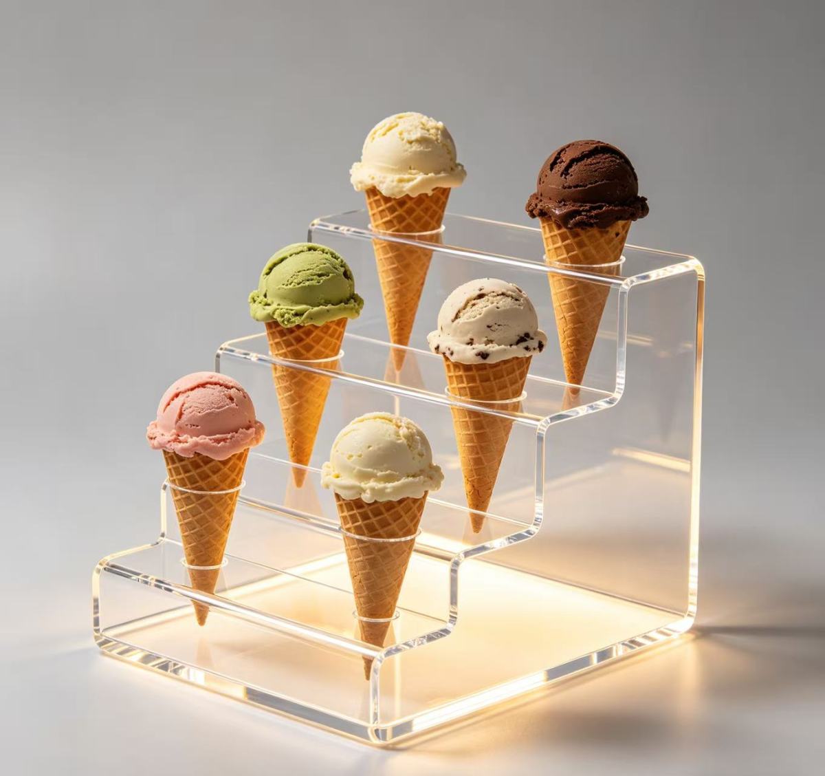 亚克力冰淇淋食品展示架1