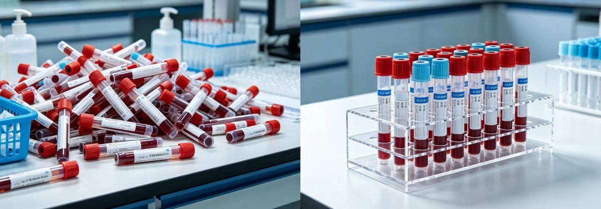 亚克力采血管展示架1