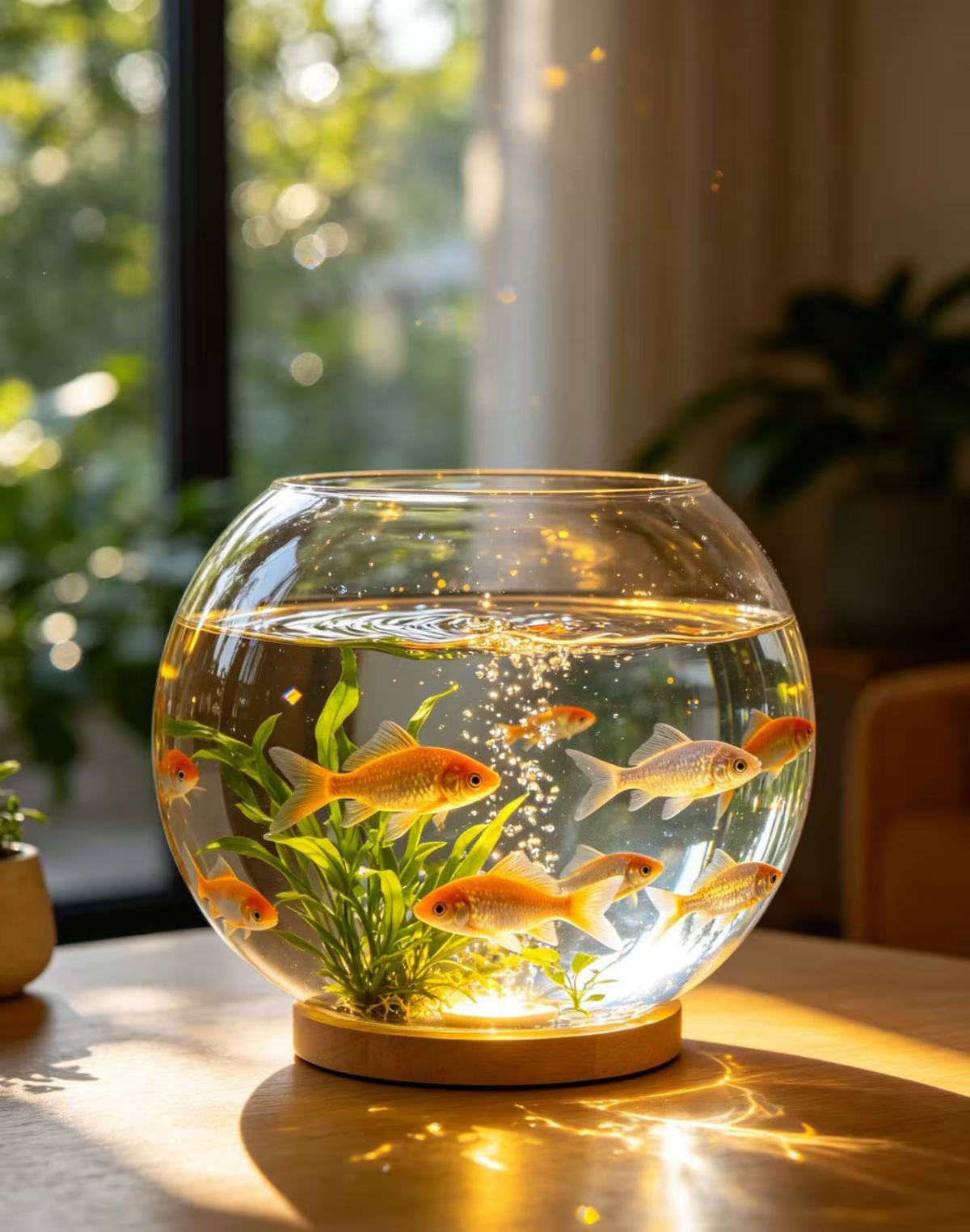 亚克力圆形鱼缸1