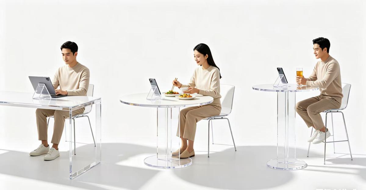 亚克力桌子支架2