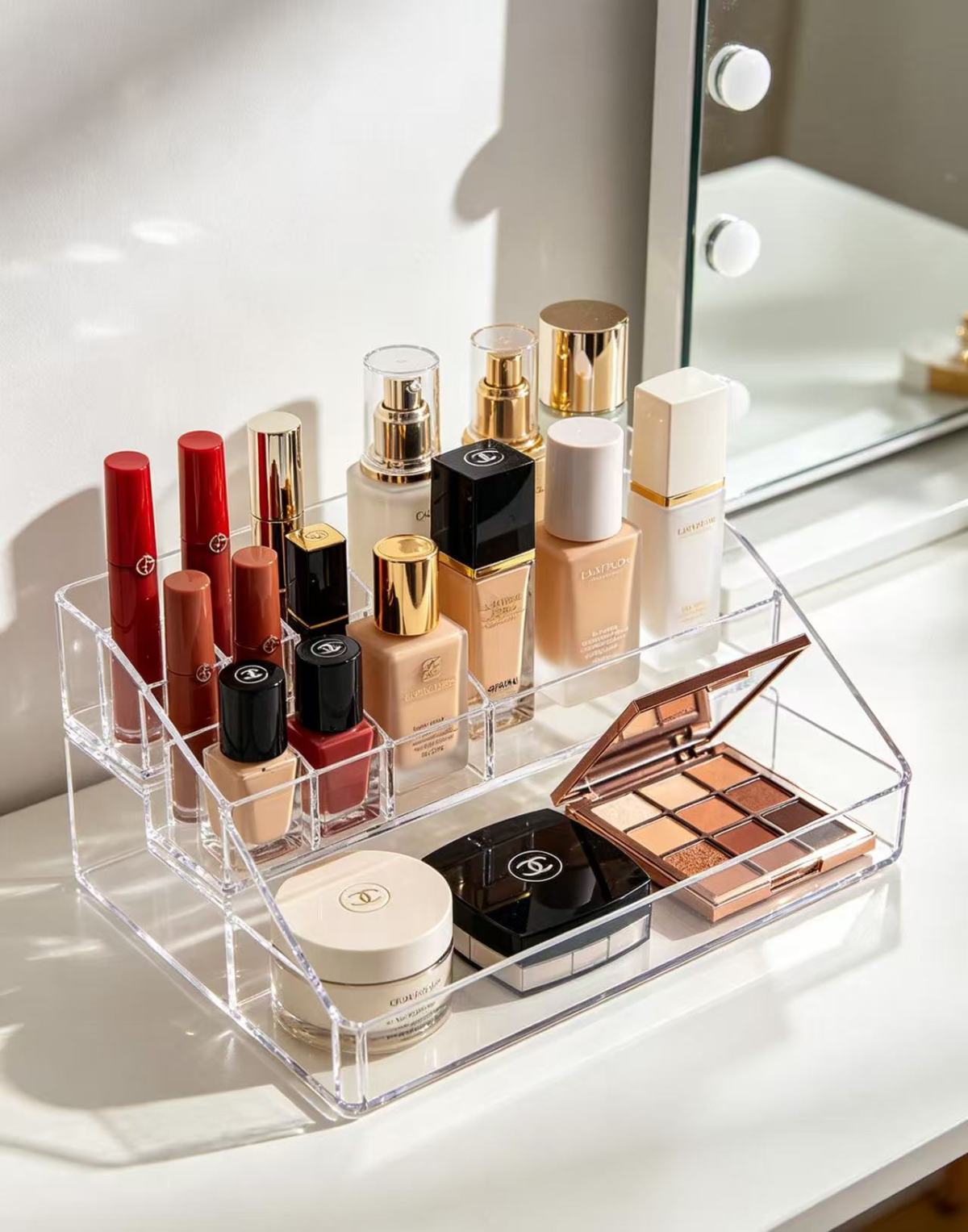 亚克力化妆品展示架1