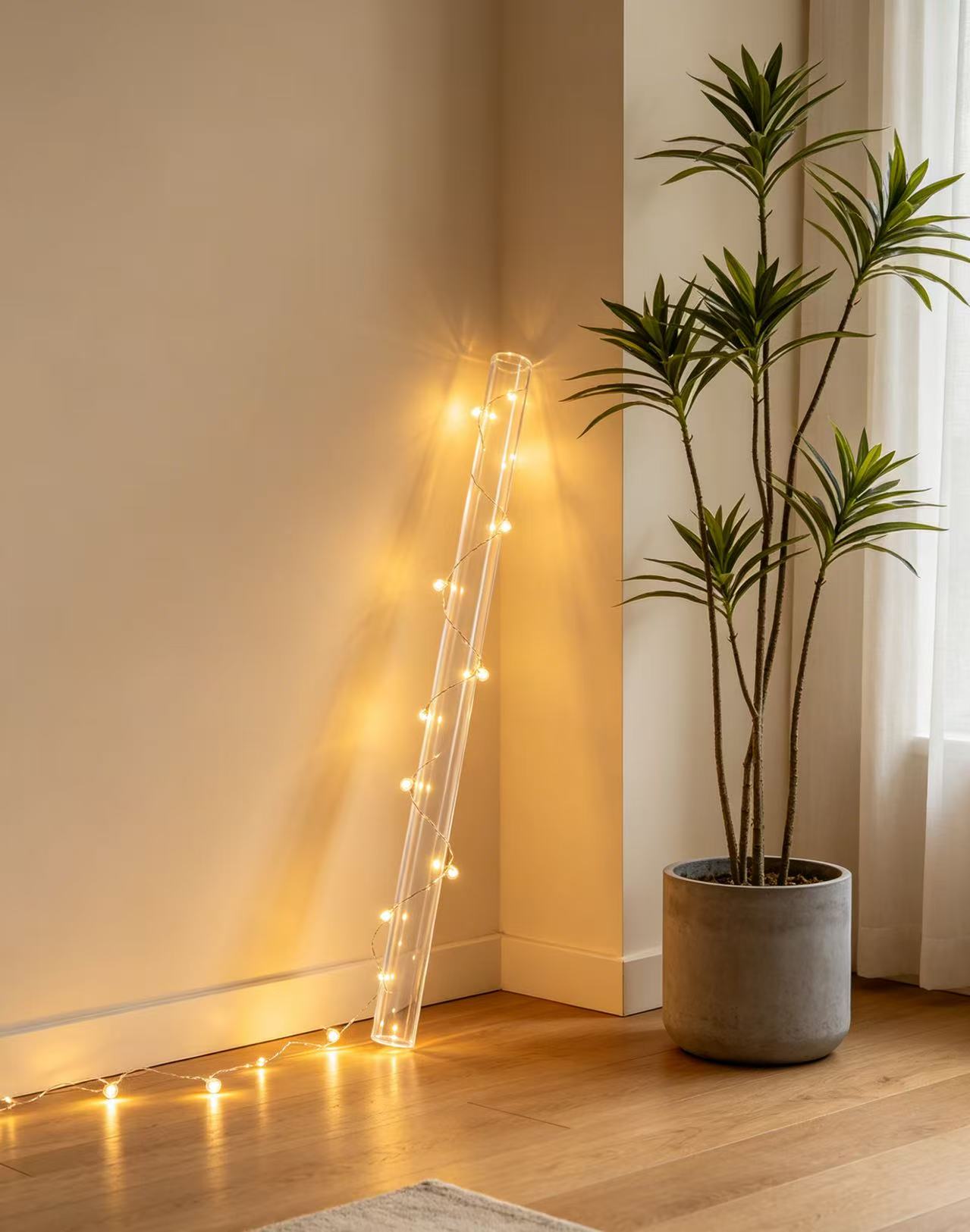 Low-cost acrylic rods to refresh home ambiance