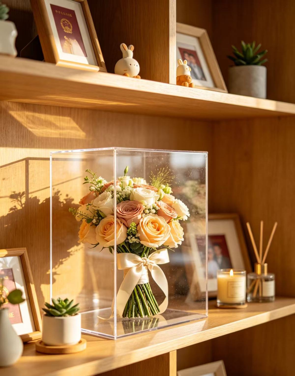 亚克力花朵展示盒2