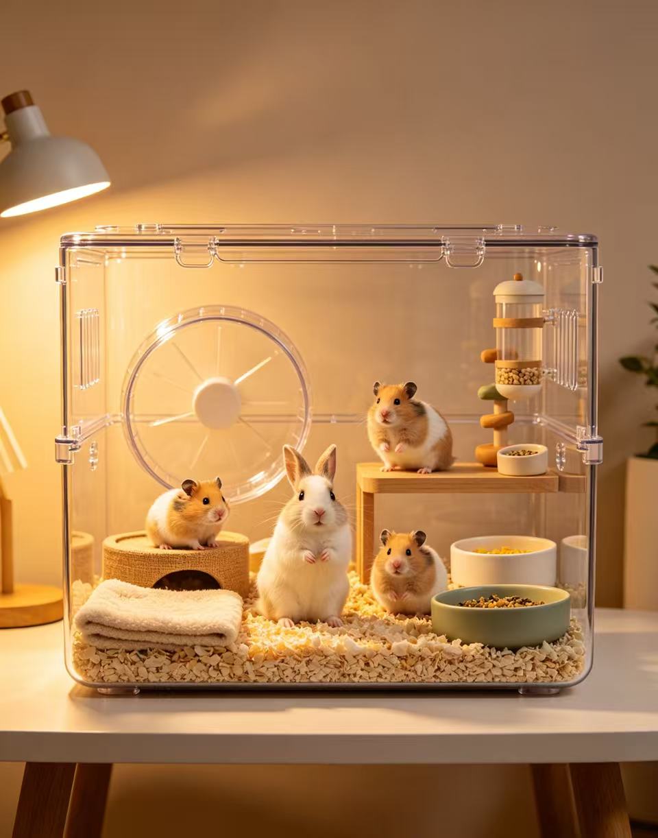 Acrylic pet box – clean, comfortable, and ideal for pet care