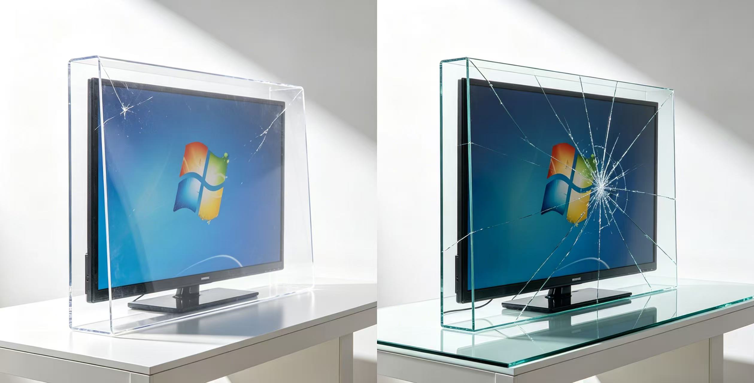 Acrylic TV cover vs glass cover: the advantages are overwhelming!
