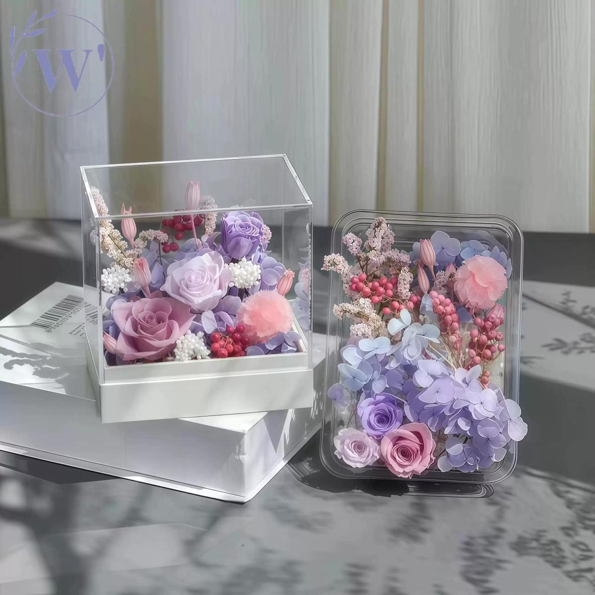 亚克力花朵展示盒1 亚克力花朵展示盒1