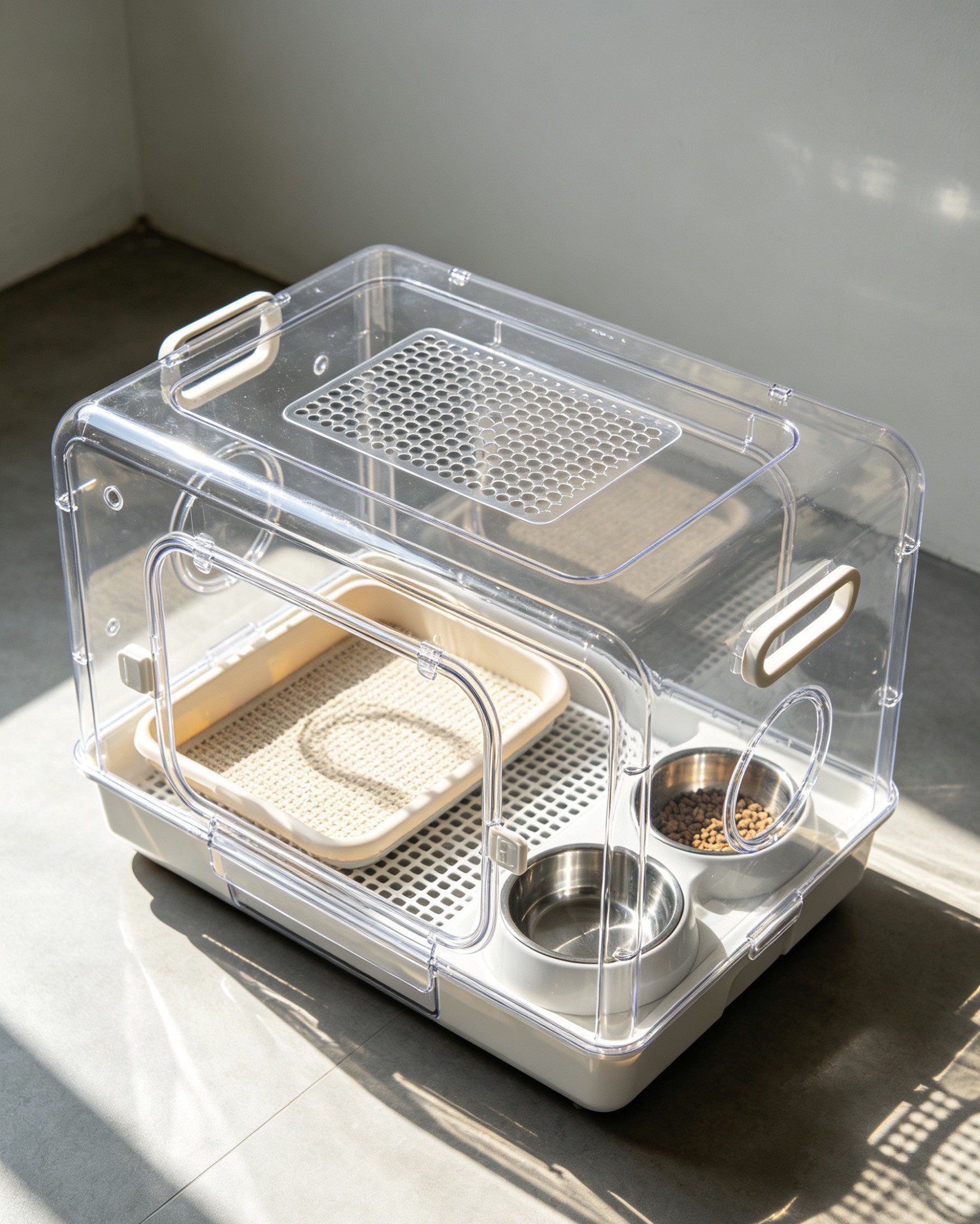 All-in-One Acrylic Pet Box, Suitable for Various Adorable Pets
