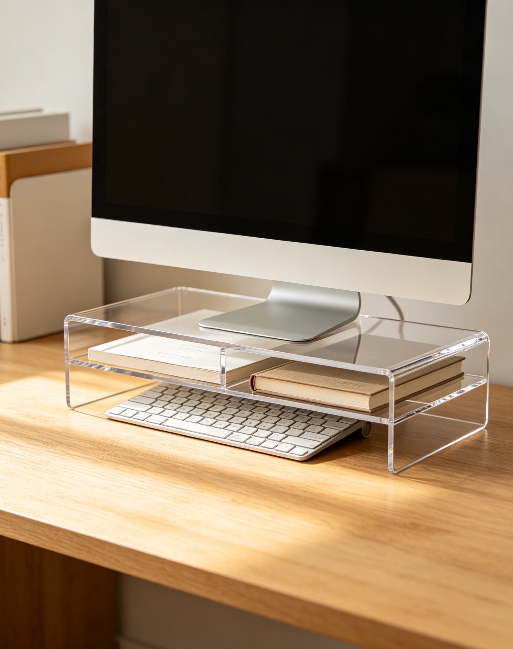Acrylic keyboard stand – a great helper for studying in the dormitory