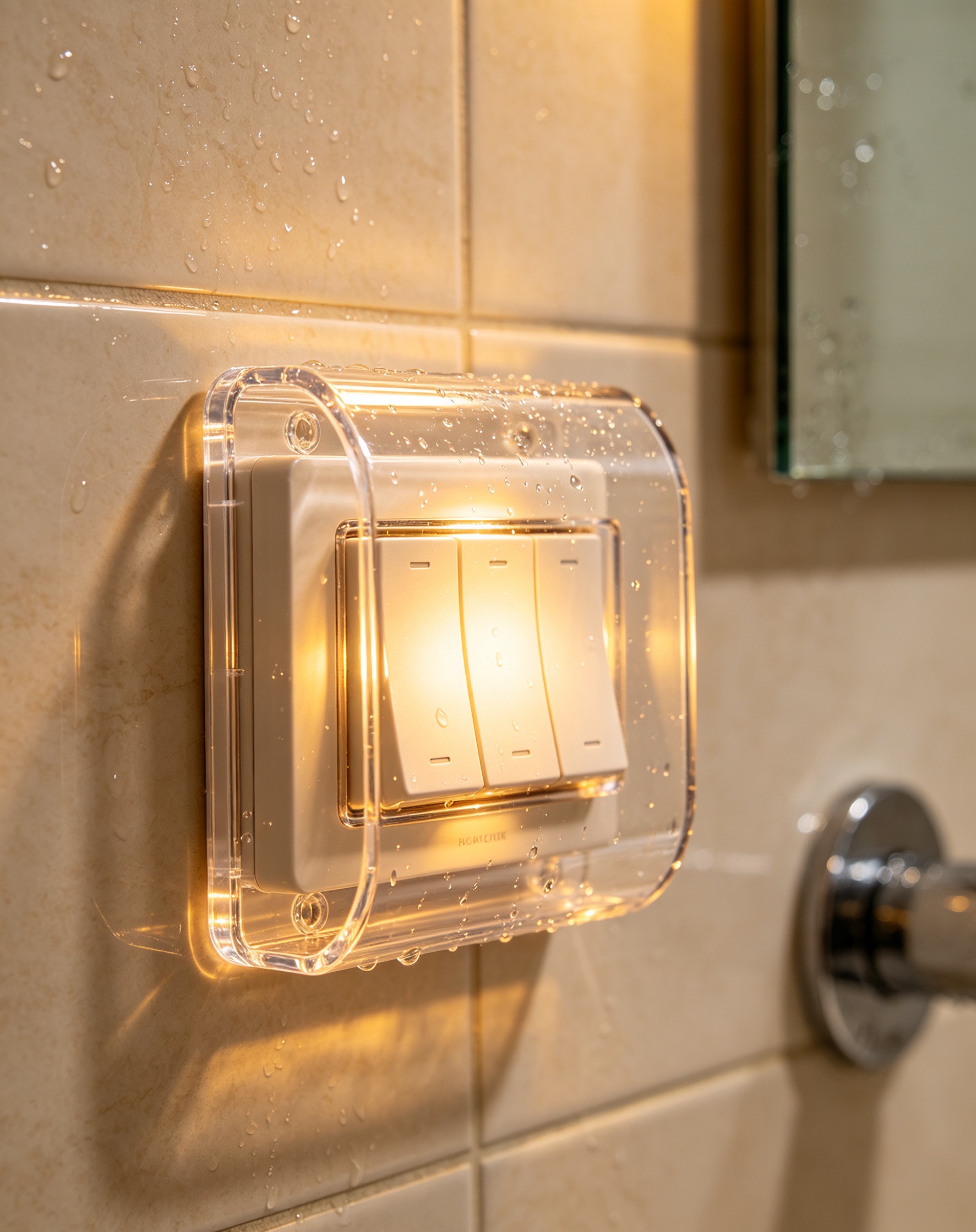Acrylic switch protective cover – solving the problem of accidental touch in homes