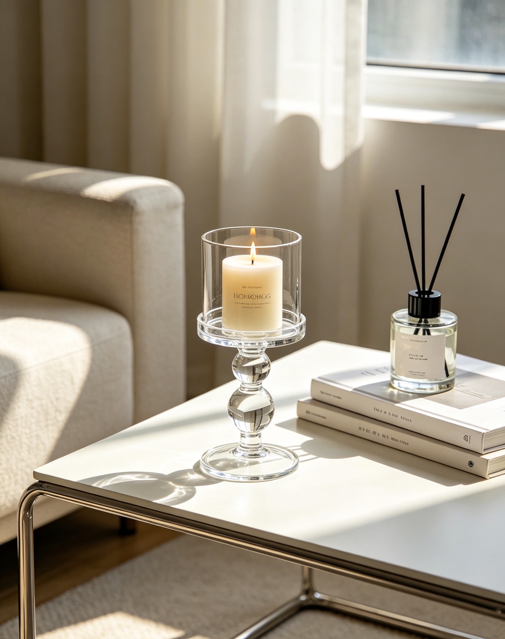 Enhance the overall quality of your home! The acrylic candle holder creates an absolutely stunning atmosphere