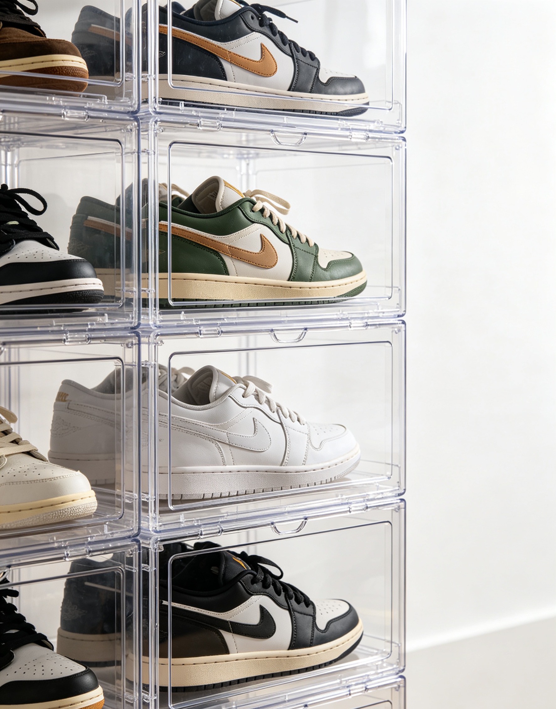 Acrylic shoe box – an excellent storage solution for small spaces