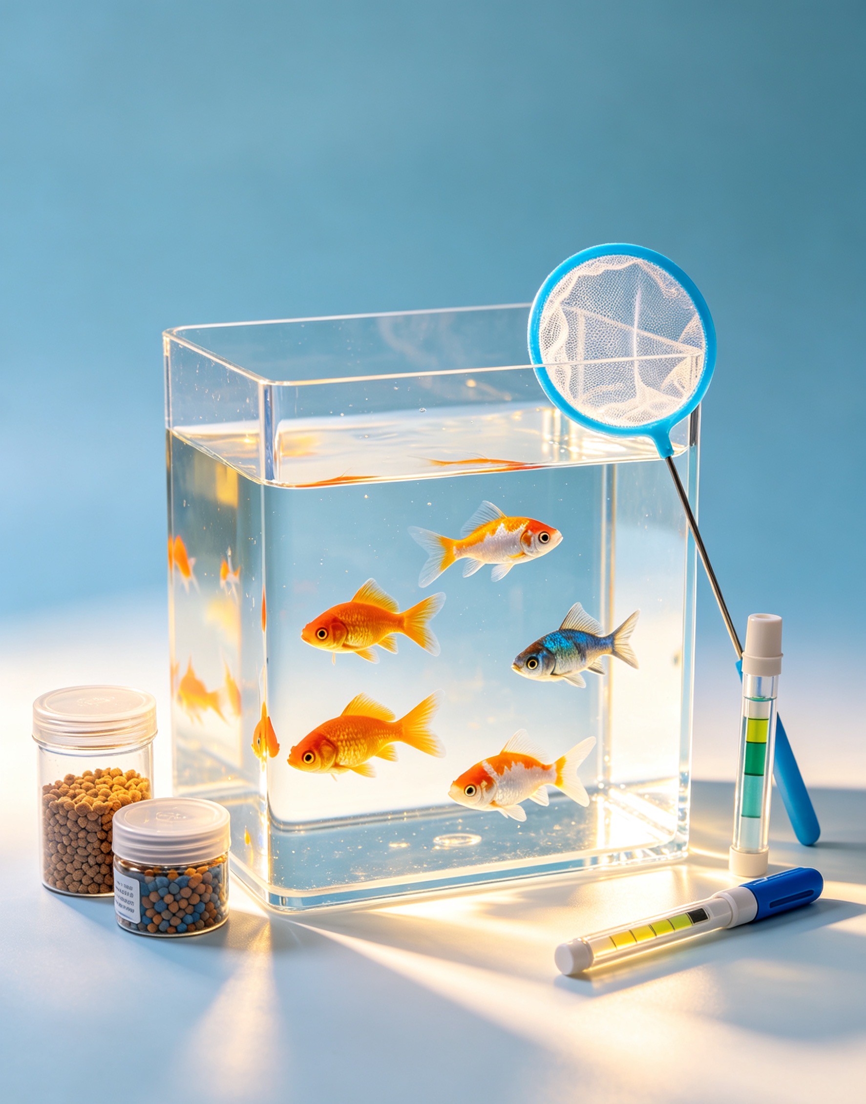 For beginners who want to start keeping fish, the acrylic square aquarium is the perfect choice