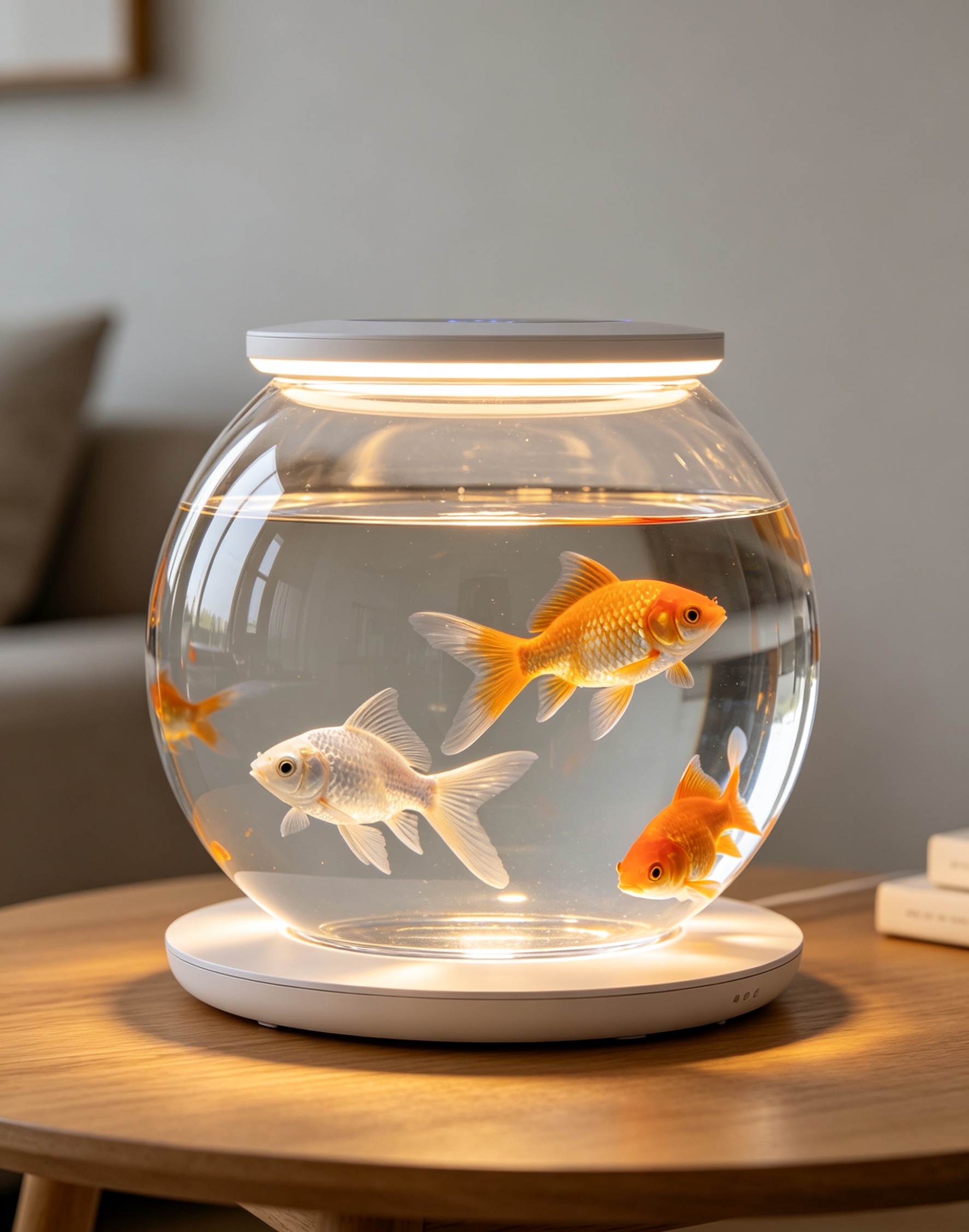 Smart Round Fish Tank | The ultimate tool for beginners starting out with fishkeeping – guaranteed to prevent any mistakes