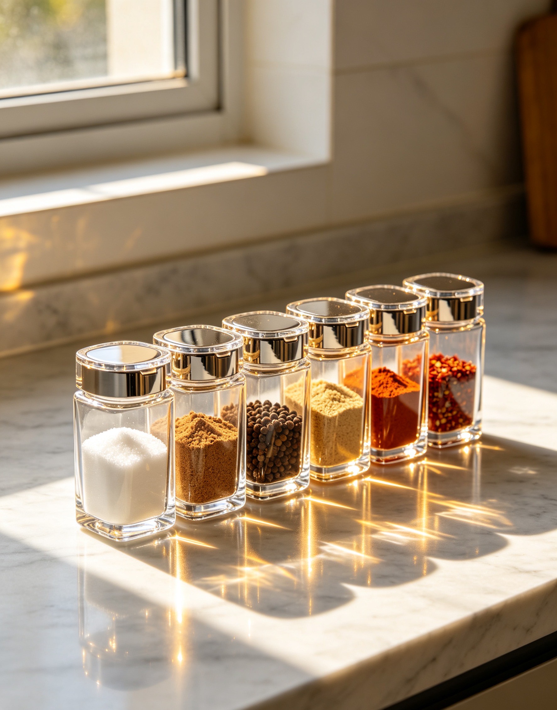 Acrylic seasoning bottles – offer outstanding value for money compared to glass or plastic alternatives