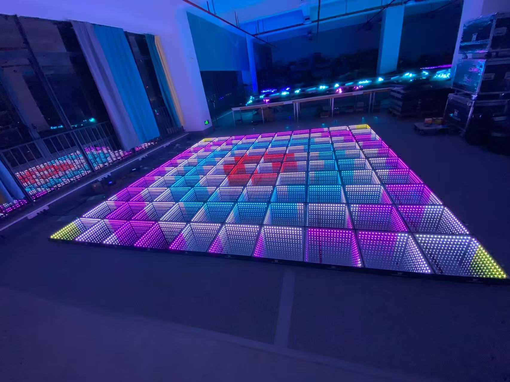 3D LED Dance Floor | 3D Infinity & Mirror Effects