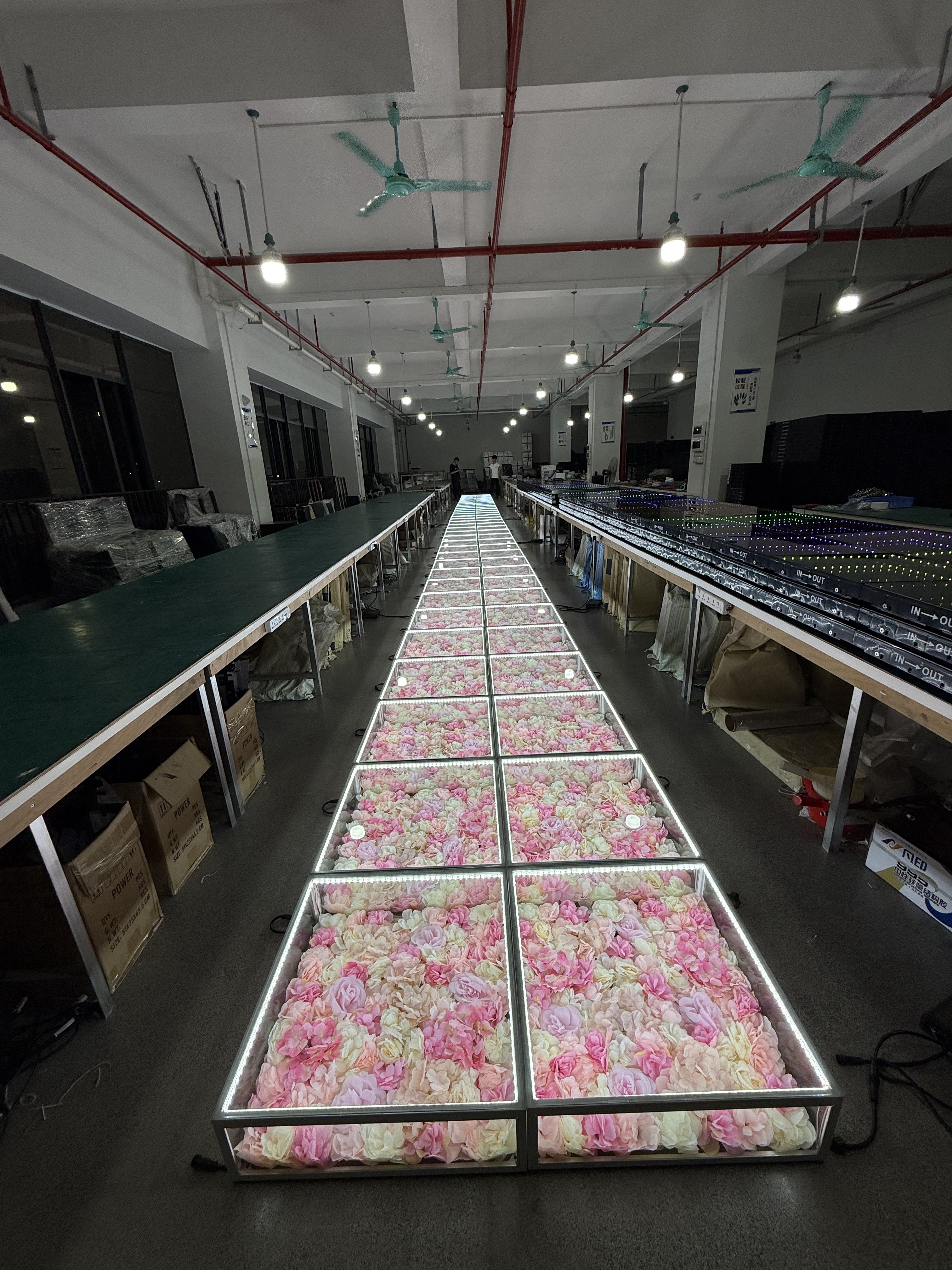 FLoral dance floor