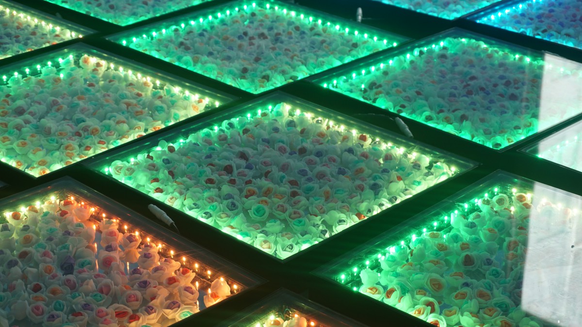 FLoral dance floor