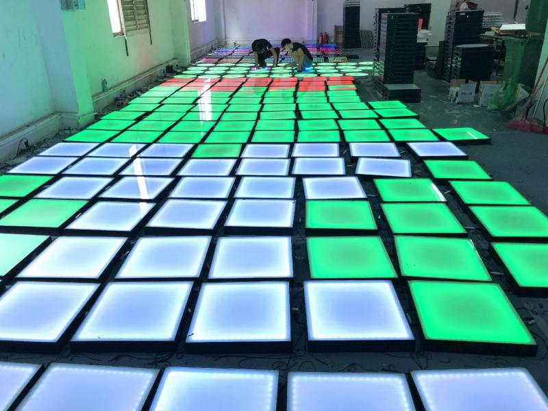 Colorful-LED-dance-floor-production-workshop
