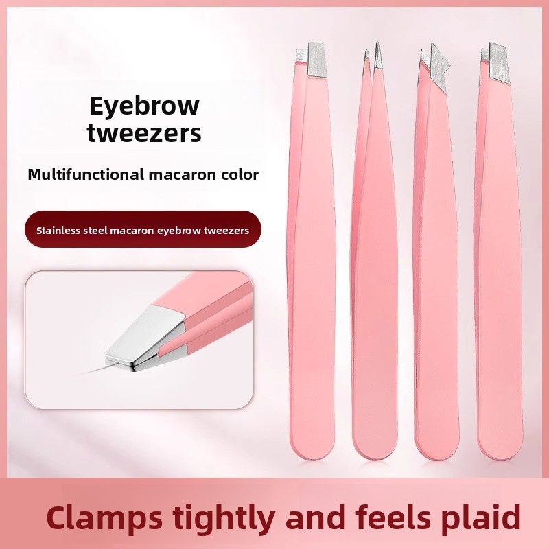 Tweezers, eyebrow clippers, pliers, eyebrow trimming and plucking tools, eyebrow clips, false eyelashes, men's beard plucking and eyebrow trimming set