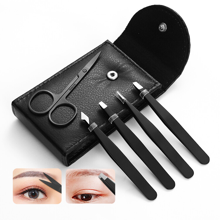 Beauty makeup tool set, portable version, tweezers