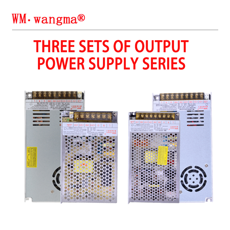 Three sets of output power supply series