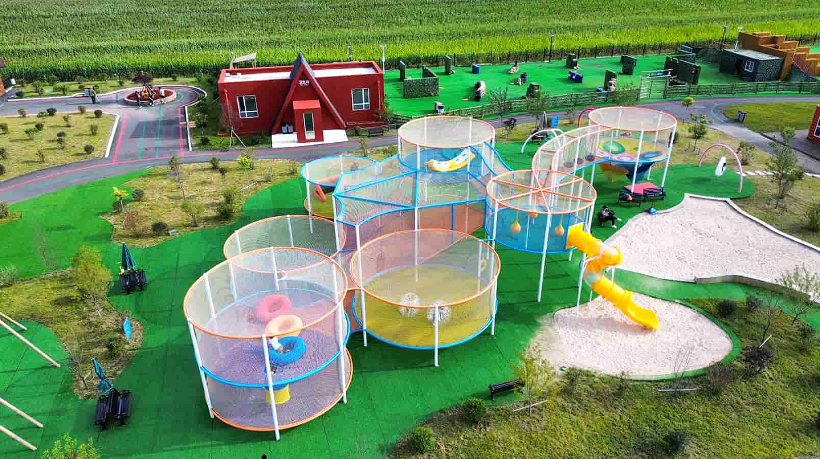 Outdoor Farm Attraction Nets Park System
