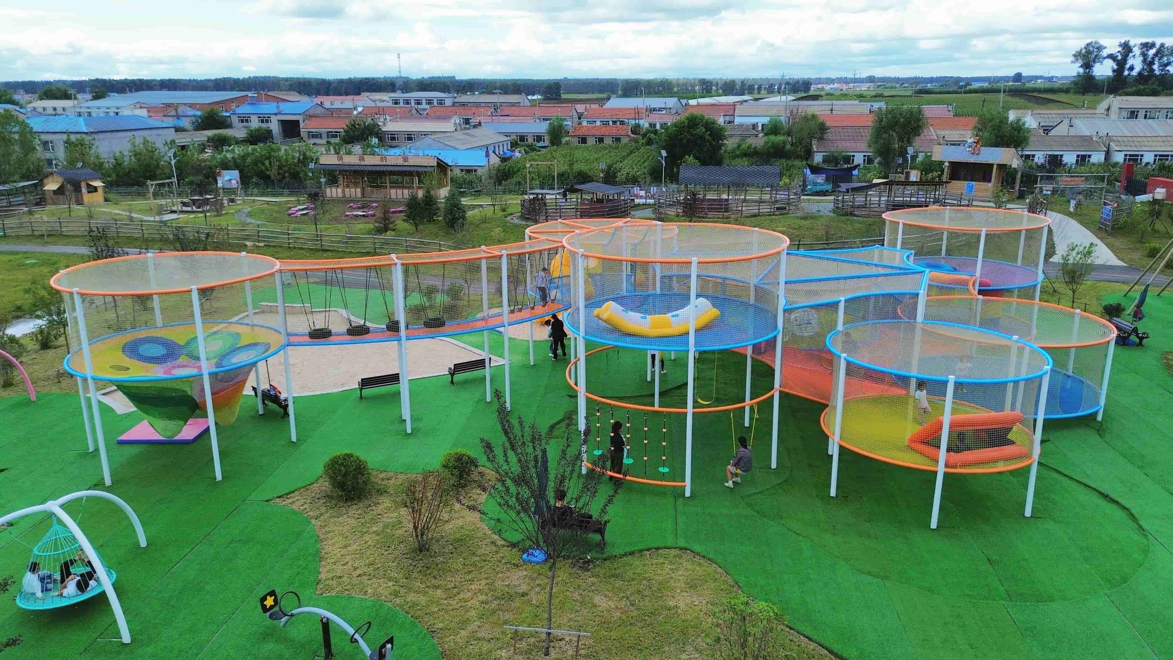Eco-Farm Rope Net Adventure System