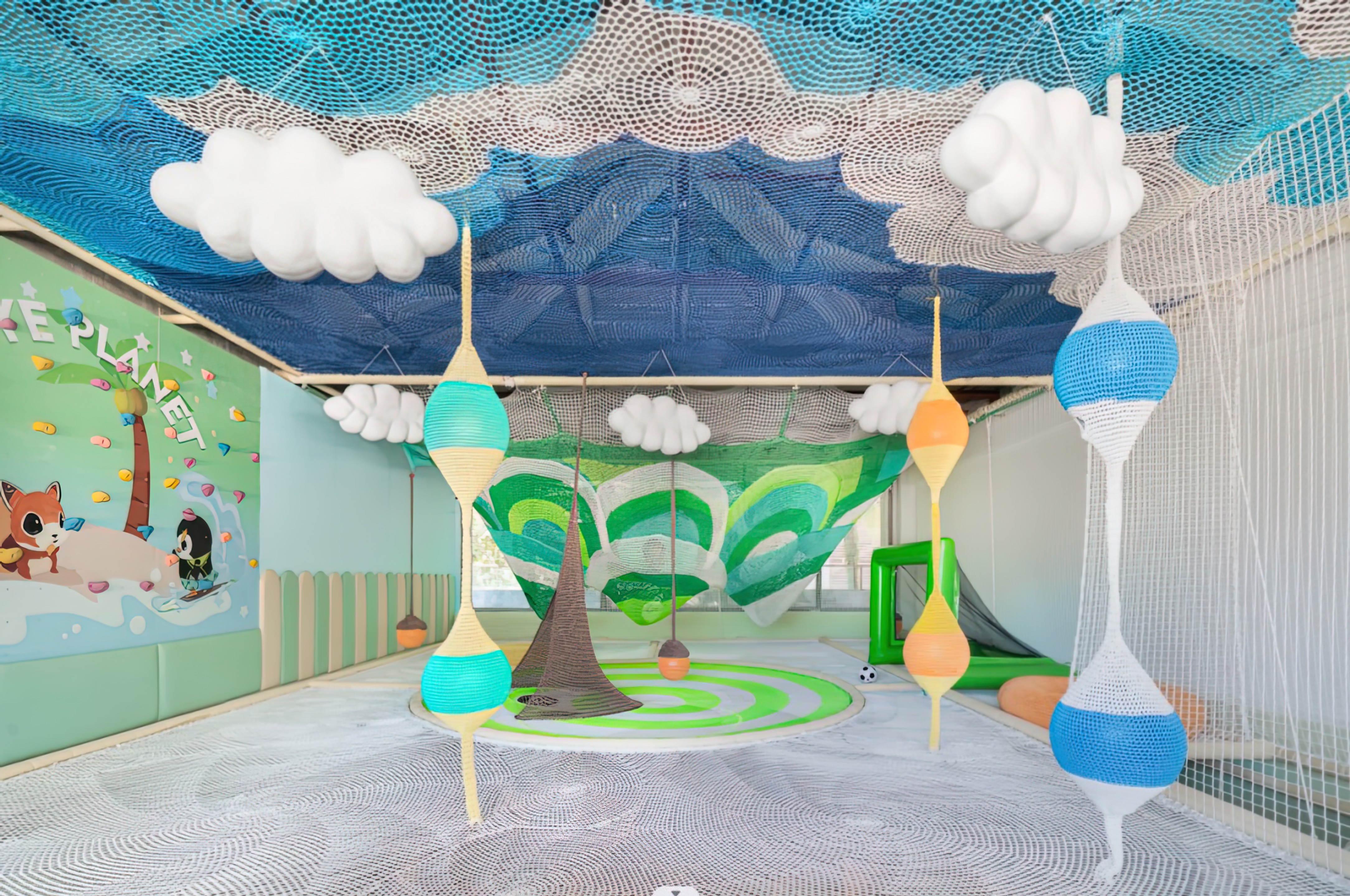 Hotel Kids’ Play Area Design | Indoor Rope Playground Case Study