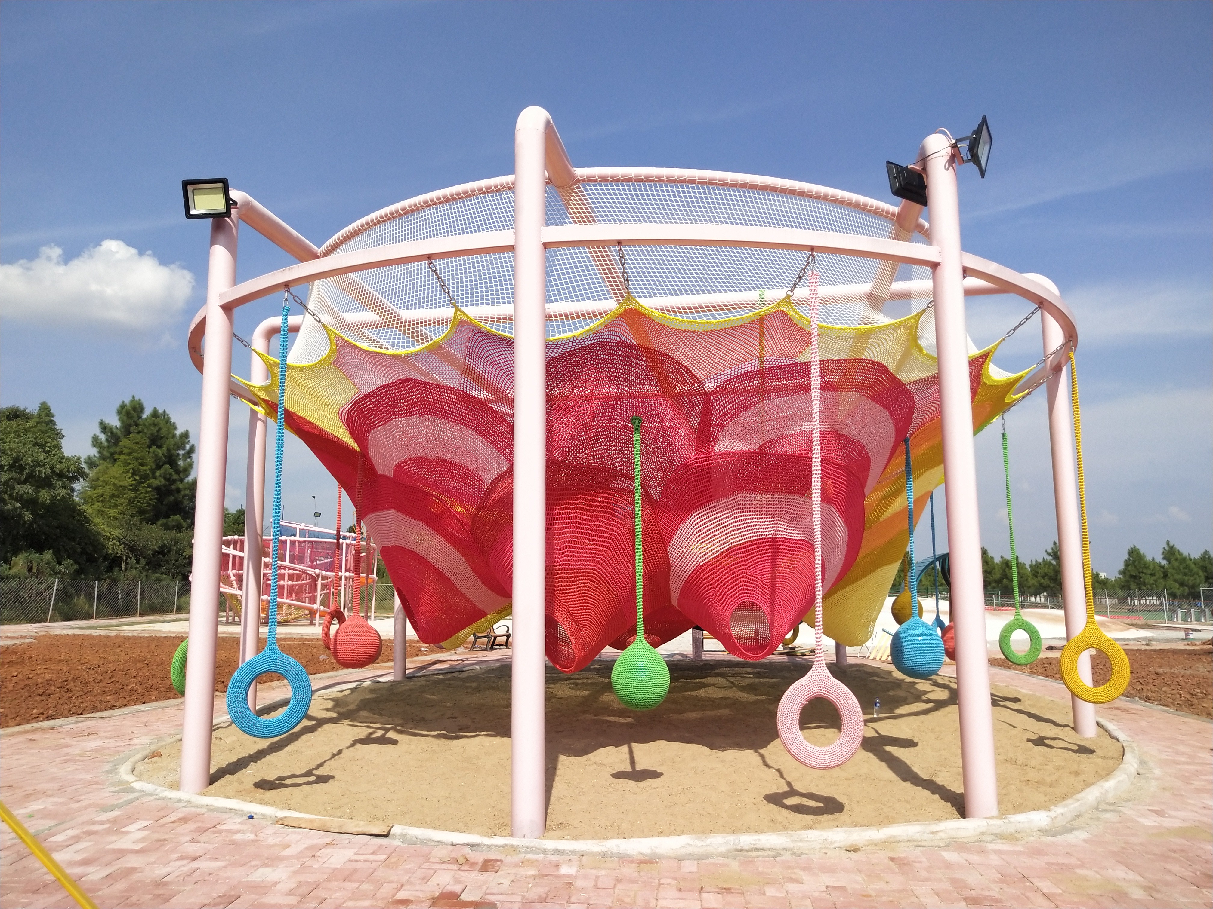 Crochet Playground | Custom Outdoor Rope Net Playground