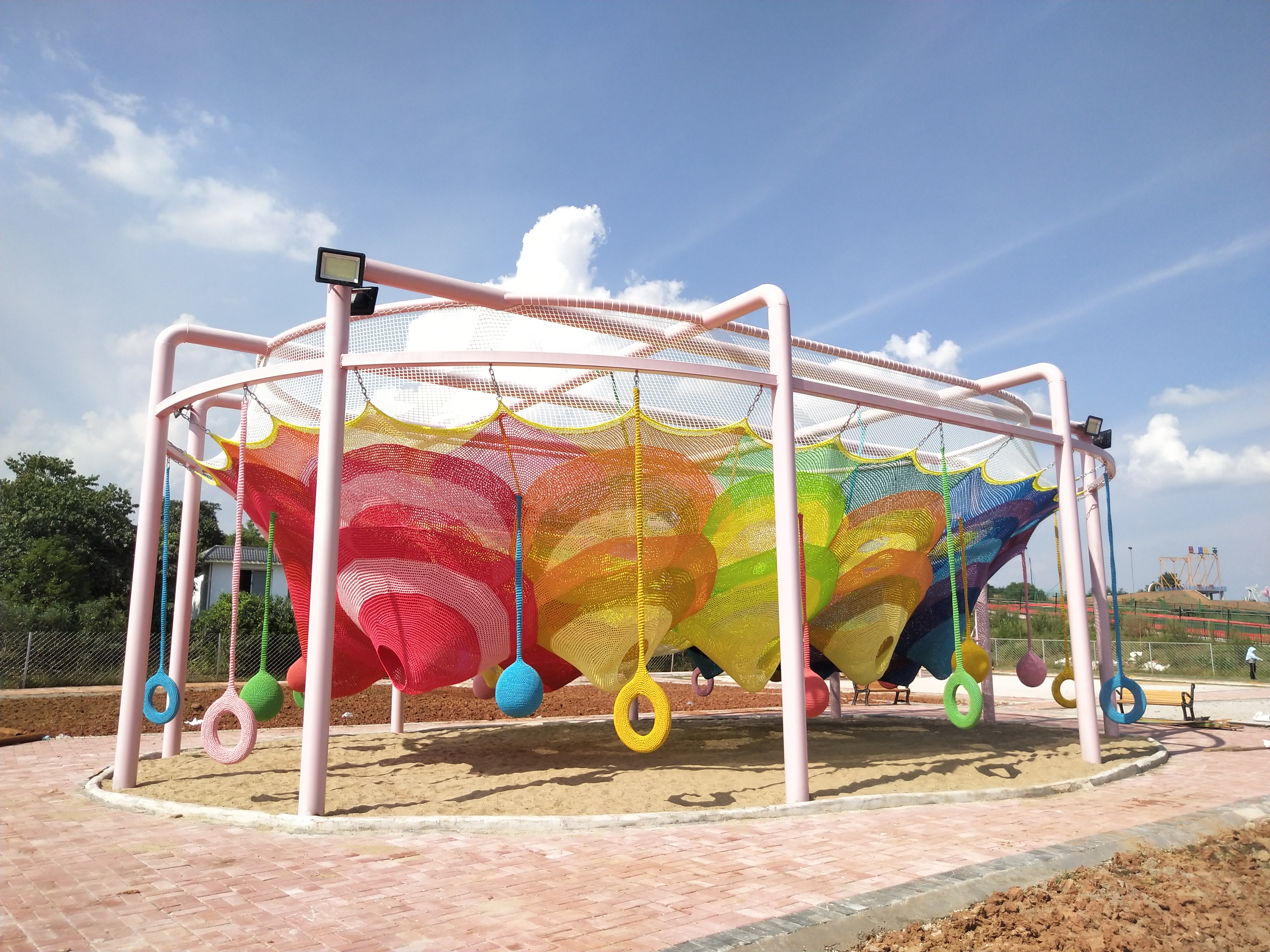 Crochet Playground | Custom Outdoor Rope Net Playground