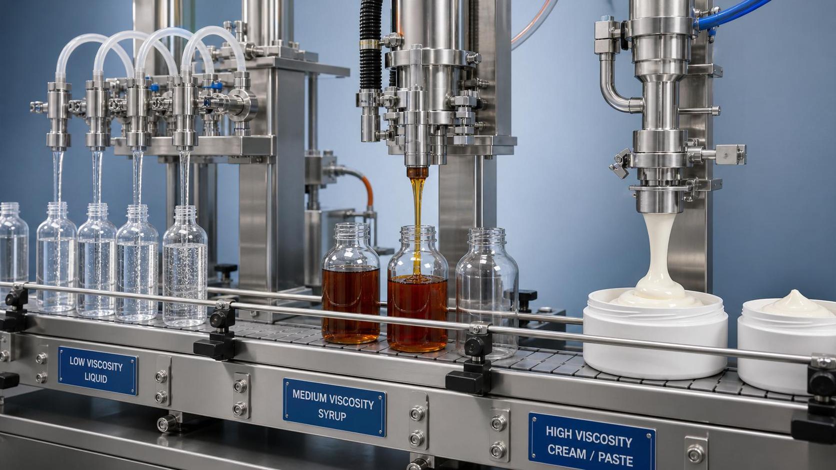 Filling Machine Types Compared by Product Viscosity