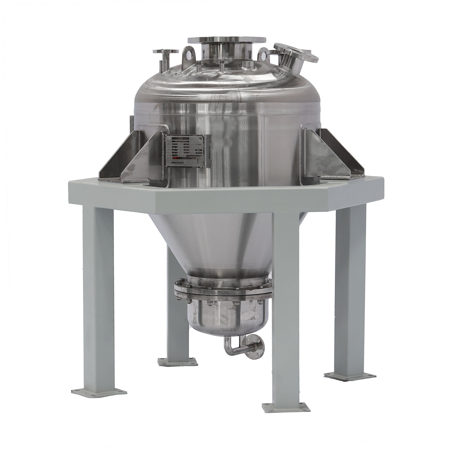 100L Stainless Steel Powder Storage Tank Feeding Silo